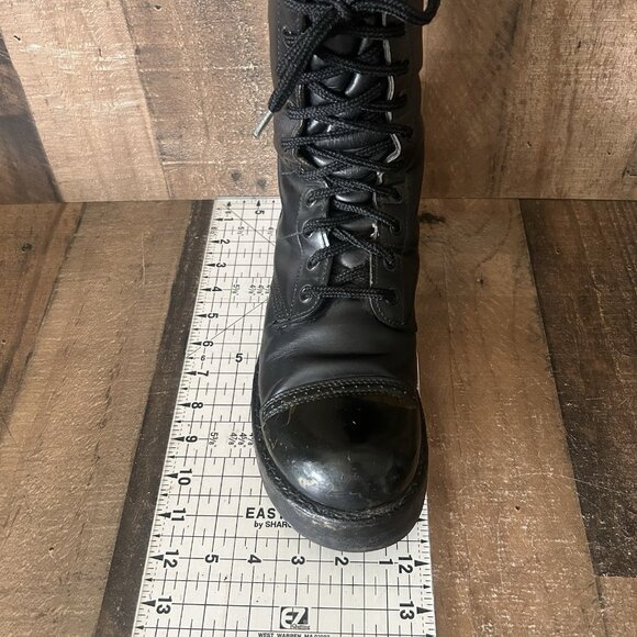 Corcoran Vintage Black Lace Up Jump Boots Mens 9.5 D - Picture 5 of 12